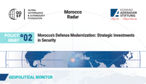 Cover of GGSF Policy Brief N°02 on Morocco defense modernization — Morocco Radar: Morocco's Defense Modernization: Strategic Investments in Security