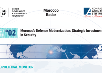 Cover of GGSF Policy Brief N°02 on Morocco defense modernization — Morocco Radar: Morocco's Defense Modernization: Strategic Investments in Security