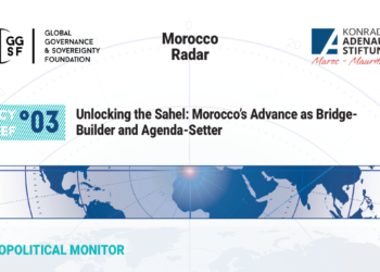 Cover of GGSF Policy Brief N°03 on Morocco Sahel strategy — Morocco Radar: Unlocking the Sahel: Morocco's Advance as Bridge-Builder and Agenda-Setter