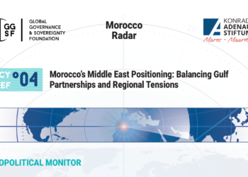 Cover of GGSF Policy Brief N°04 on Morocco Middle East positioning — Morocco Radar: Morocco's Middle East Positioning: Balancing Gulf Partnerships and Regional Tensions