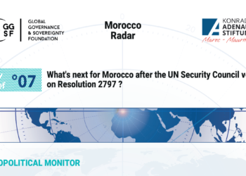 Cover of GGSF Policy Brief N°07 on Morocco and Resolution 2797 — Morocco Radar: What's Next for Morocco After the UN Security Council Vote on Resolution 2797?