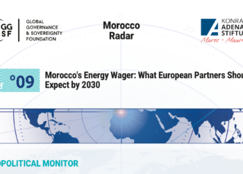 Cover of GGSF Policy Brief N°09 on Morocco energy strategy — Morocco Radar: Morocco's Energy Wager: What European Partners Should Expect by 2030