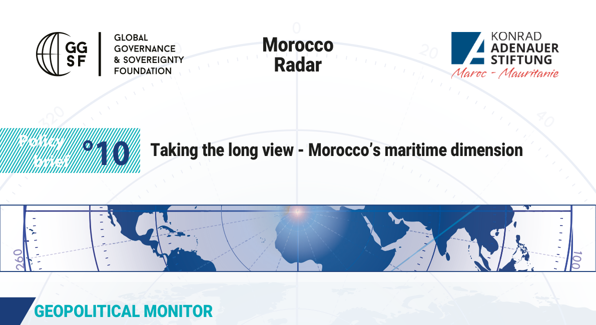 Cover of GGSF Policy Brief N°10 on Morocco maritime strategy — Morocco Radar: Taking the Long View: Morocco's Maritime Dimension